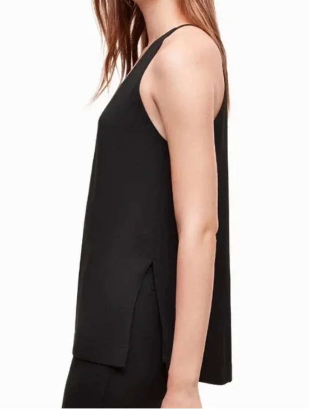 Aritzia Babaton Morris Blouse V-Neck Camisole Powder Blue - Picture 3 of 8